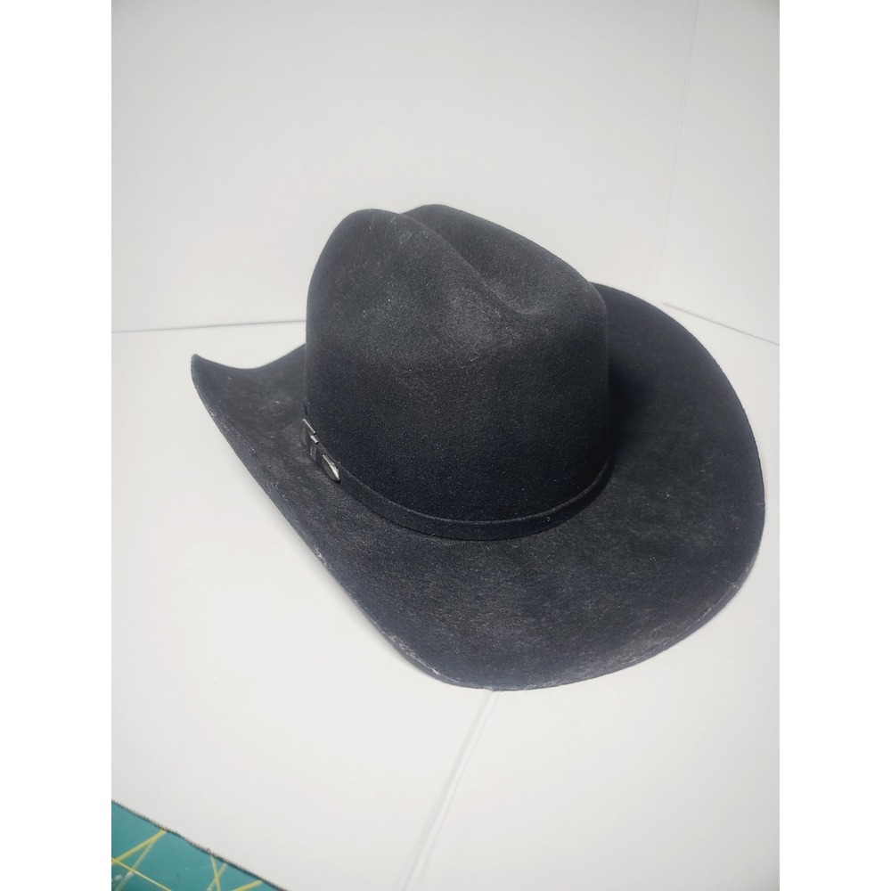 Bullhide Montecarlo El Patroncito Black Cowboy Hat 3050TBL OSFM Western Felt